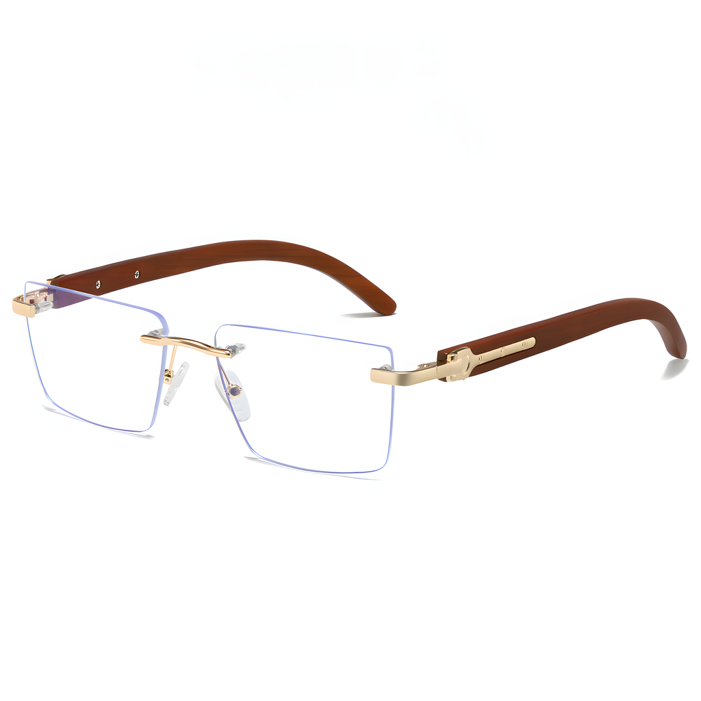 Men's Metal Rimless Glasses Frames