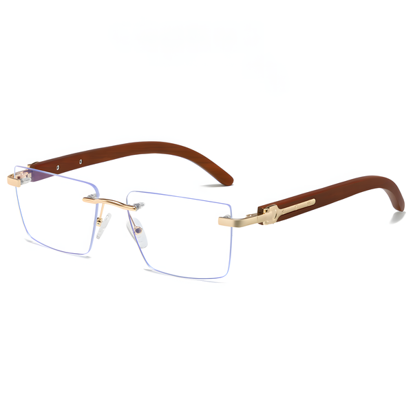 Men's Metal Rimless Glasses Frames