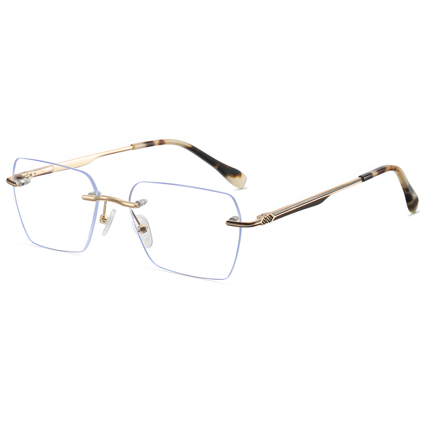 Men's Ultra-Light Rimless Glasses Frames