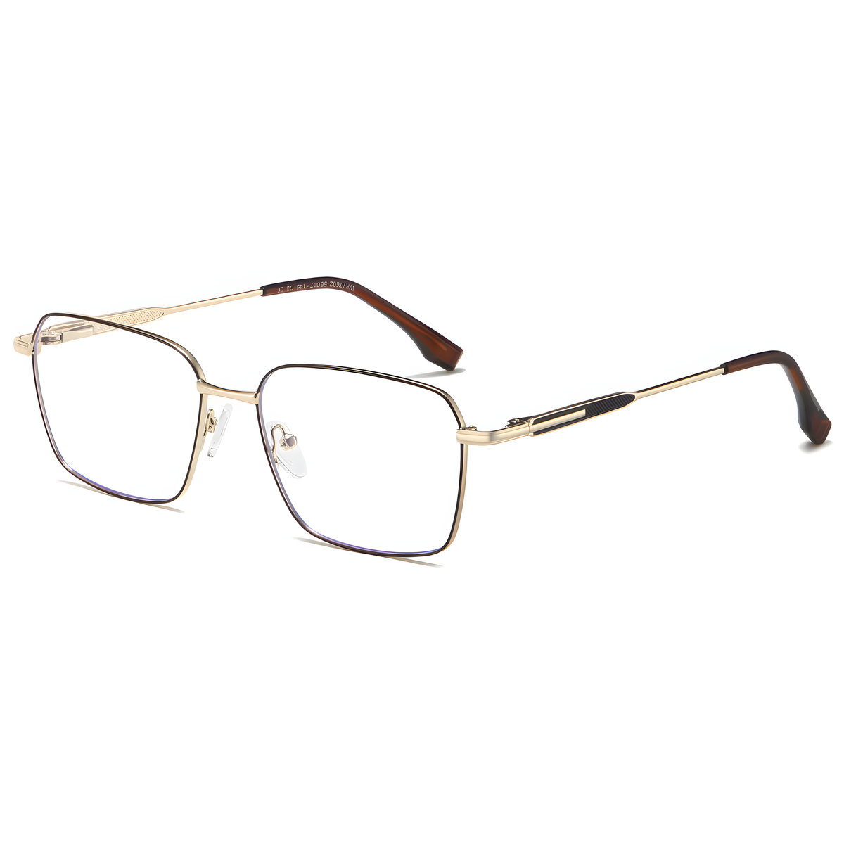 Men's Metal Business Glasses |   Classic Rectangle Frame with Blue Light Filter