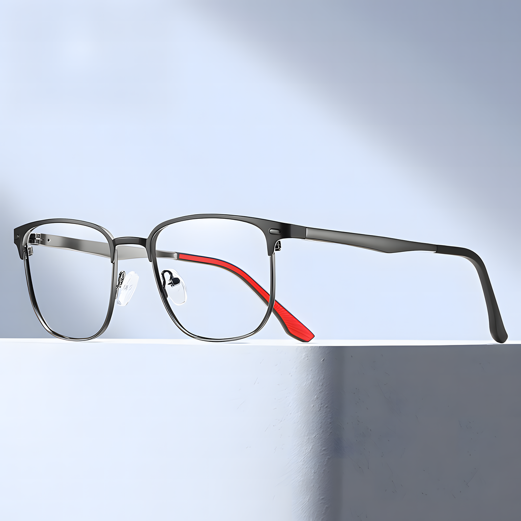 Men's Metal Full-rim Glasses