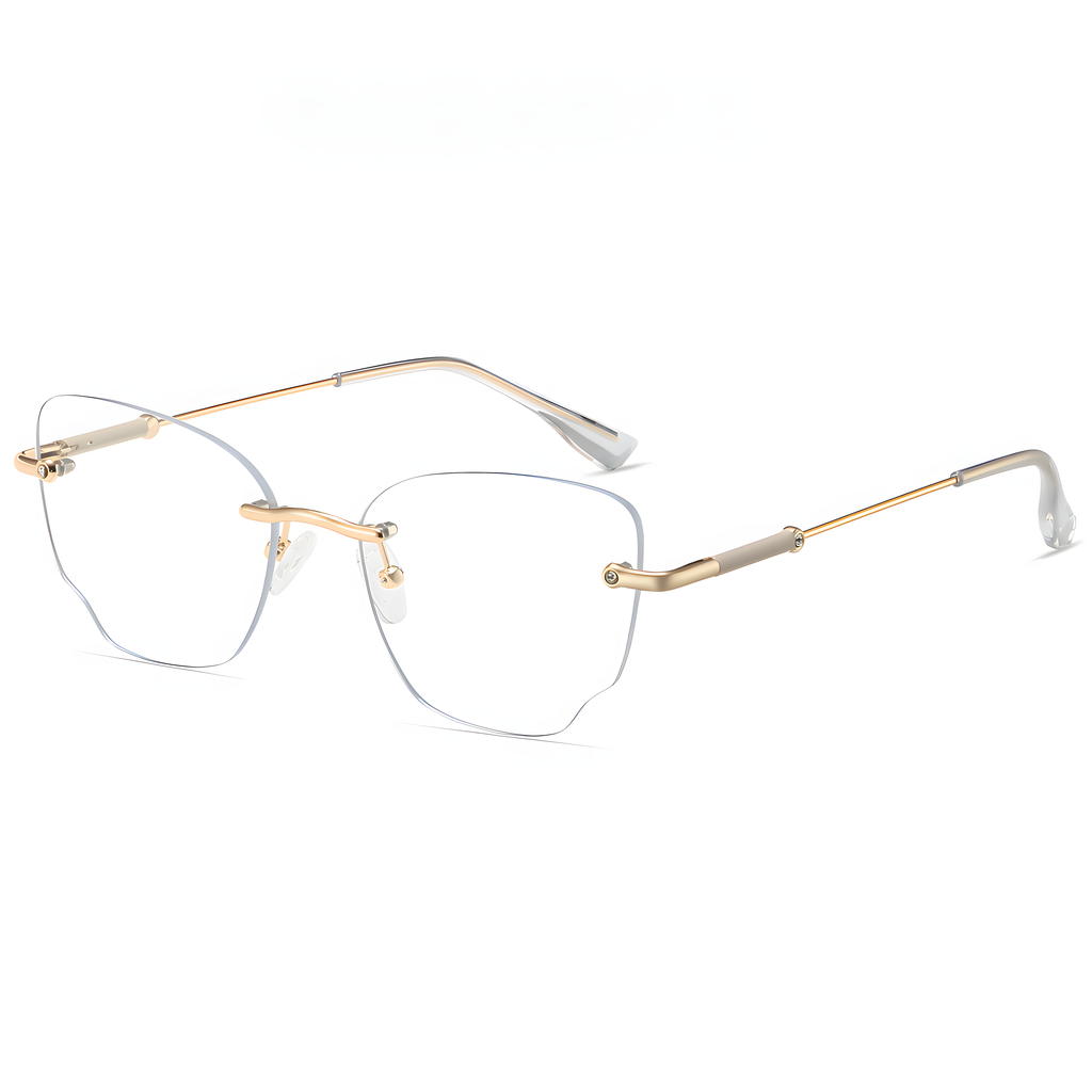 Women's Rimless Retro Glasses Frames