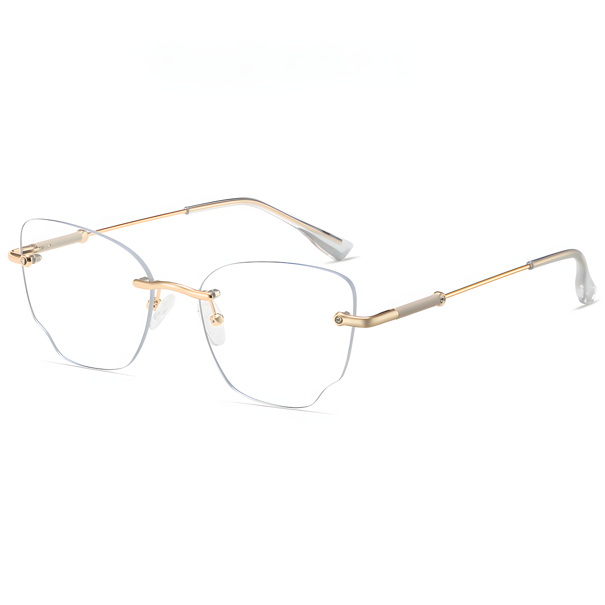 Women's Rimless Retro Glasses Frames