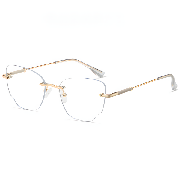 Women's Rimless Retro Glasses Frames
