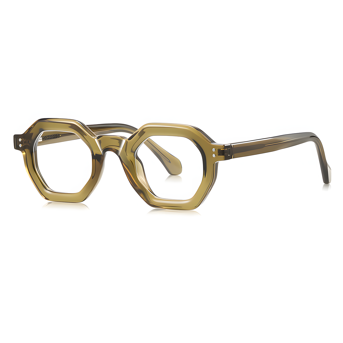 Men's TR90 Hexagon Glasses Frames