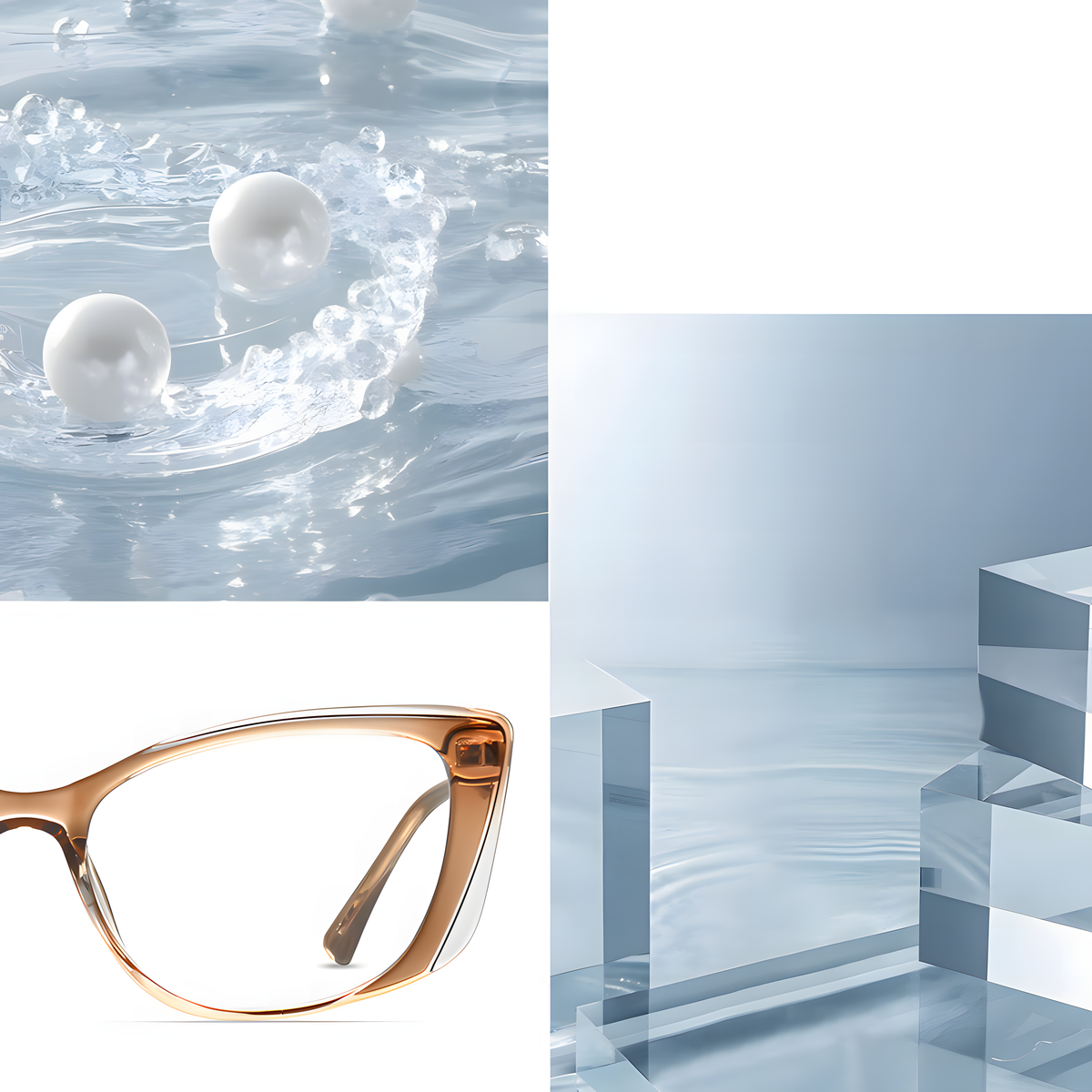 Women's TR90 Square Glasses Frames