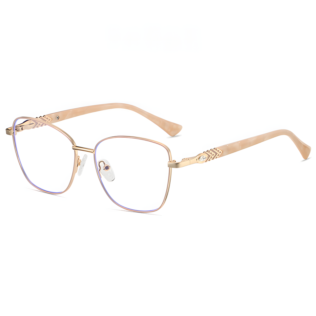 Women's Metal Cat-Eye Glasses Frames