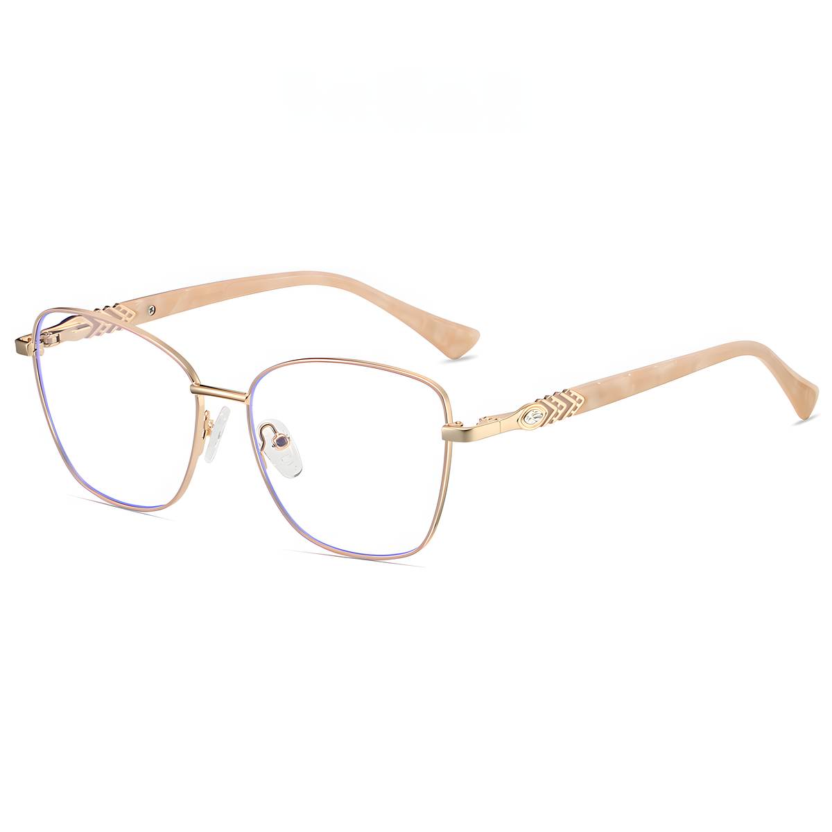Women's Metal Cat-Eye Glasses Frames