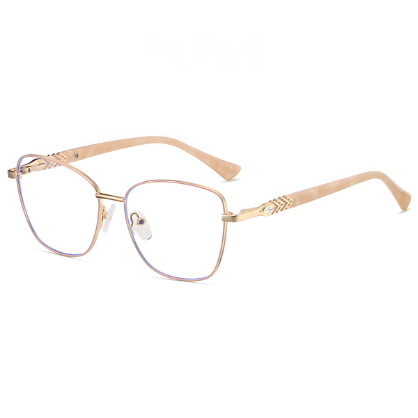 Women's Metal Cat-Eye Glasses Frames