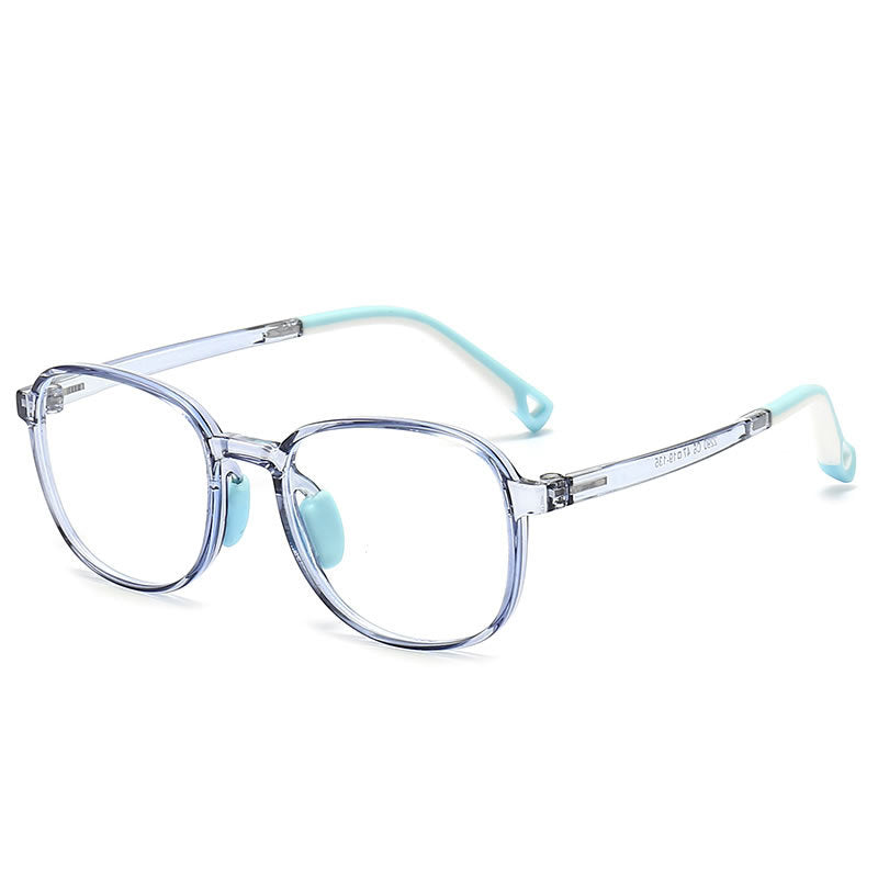 Kids Blue Light Round Glasses – Large Flexible TR90 Frame for Children |   IRISHARP