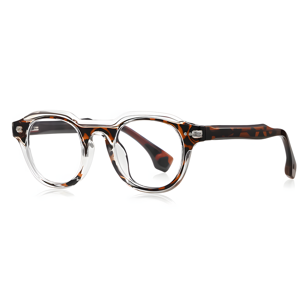 Women's TR90 Acetate Round Glasses Frames