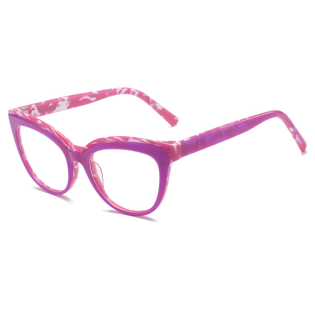 Women's Cat-Eye Two-Tone Glasses Frames
