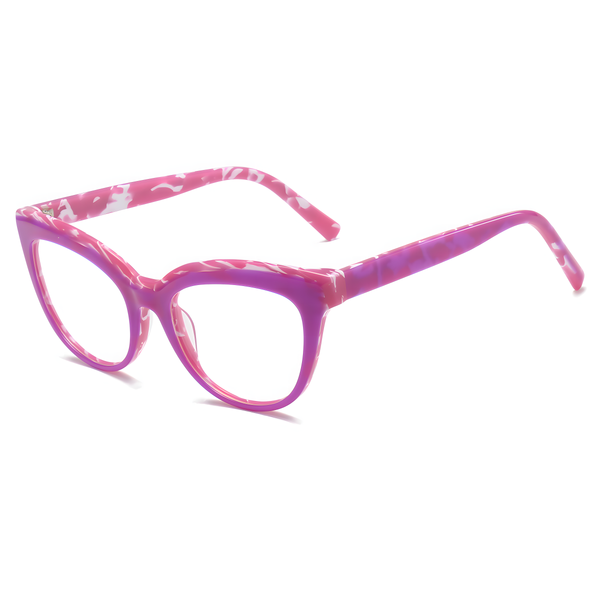 Women's Cat-Eye Two-Tone Glasses Frames