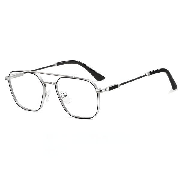 Unisex Metal Full-Rim Prescription Glasses Frames