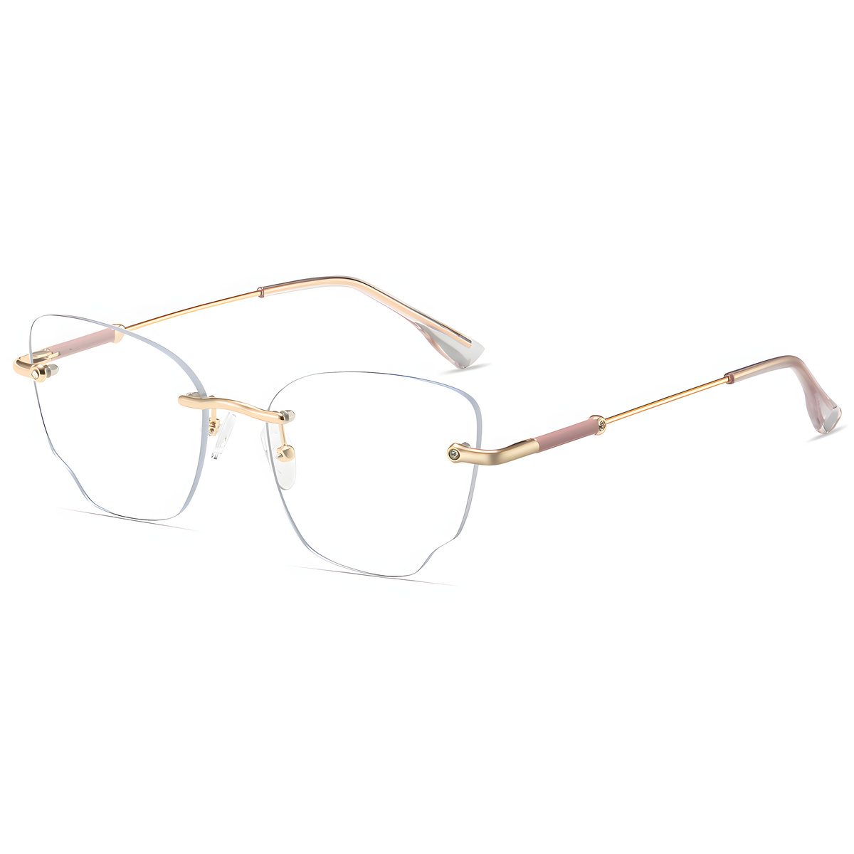Women's Rimless Retro Glasses Frames Main image