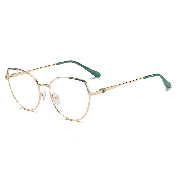Women's Metal Cat-Eye Glasses Frames