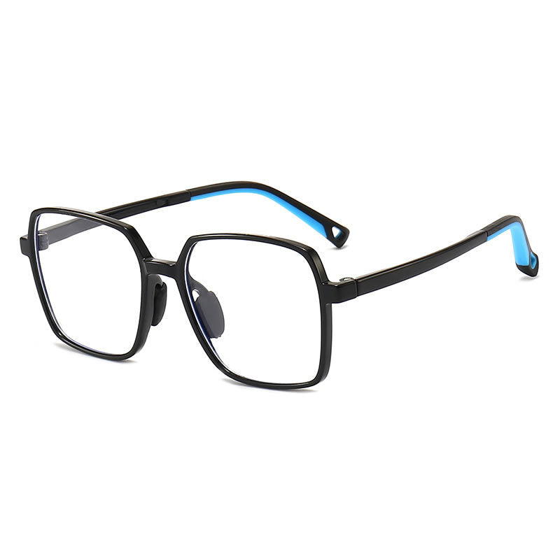 Kids Blue Light Glasses - Geometric Oversized Polygon Frame for Ages 6-12 |   IRISHARP