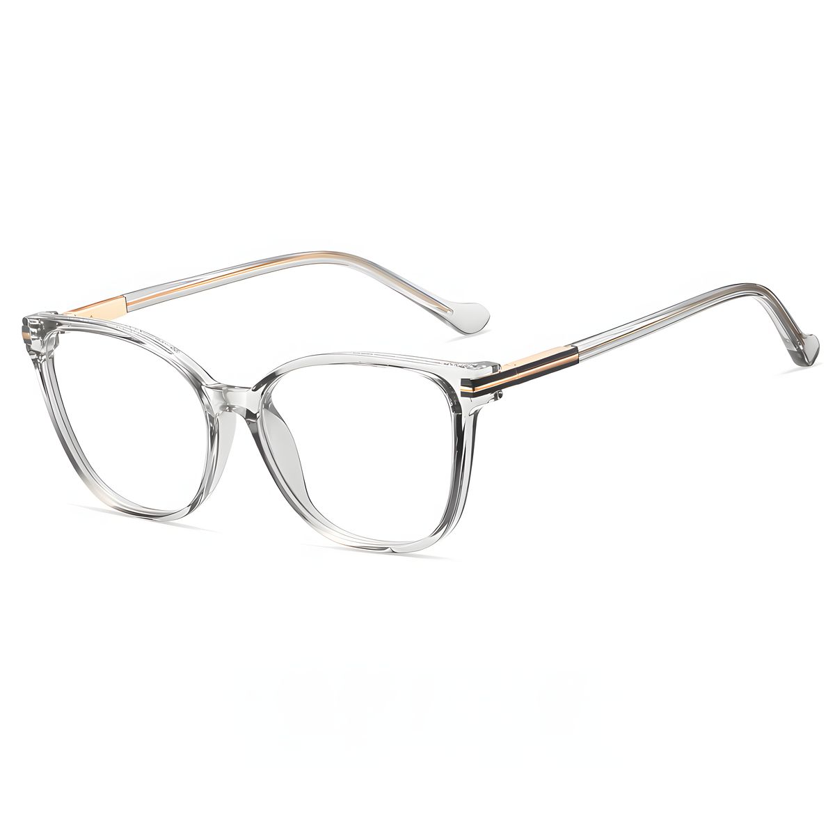 Women's Retro Black Round Eyeglass Frames
