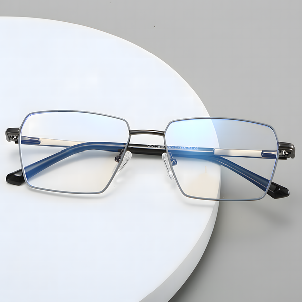 Men's Metal Square Glasses Frames
