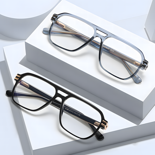 Men's TR90 Double Bridge Eyeglass Frames