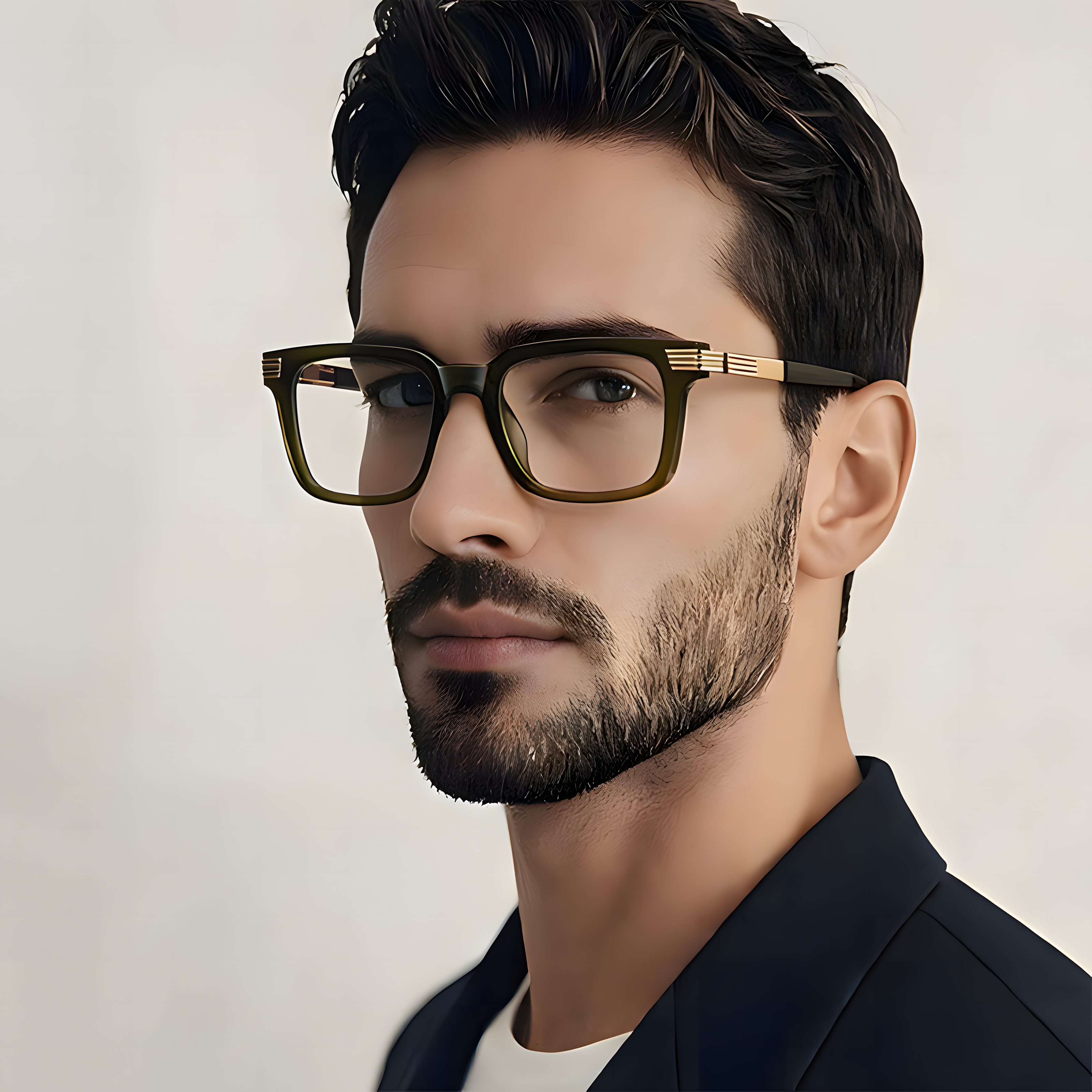 Men's TR90 Unique Glasses Frames Secondary image