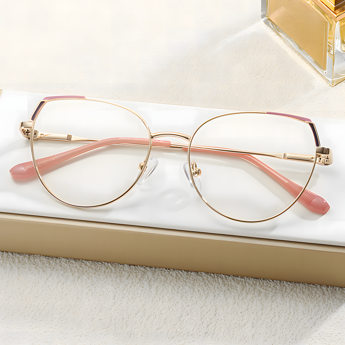 Women's Metal Cat-Eye Glasses Frames