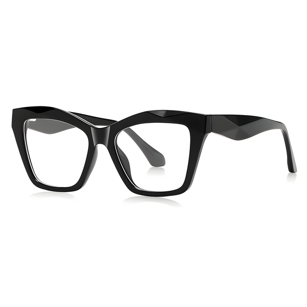 Women's TR90 Cat-Eye Large Frame Eyeglasses