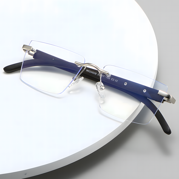 Men's Metal Rimless Glasses Frames