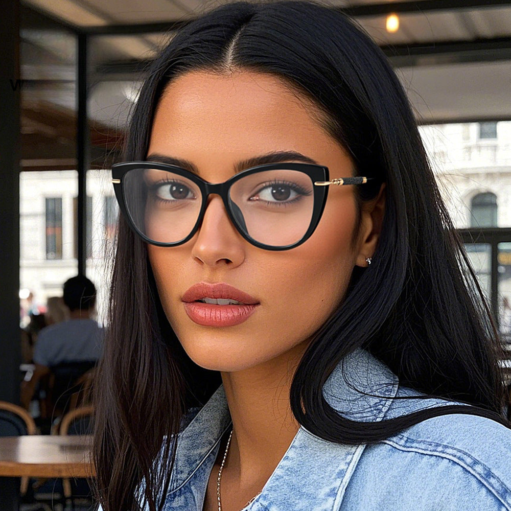 Women's Cat-eye TR90 Fashion Glasses |   Trendy Metal Frame for Women |   IRISHARP