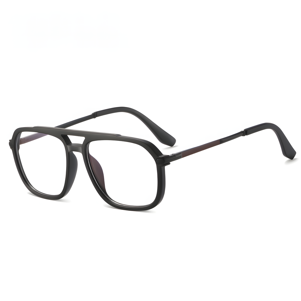 Men's Double Bridge TR90 Prescription Glasses Frames