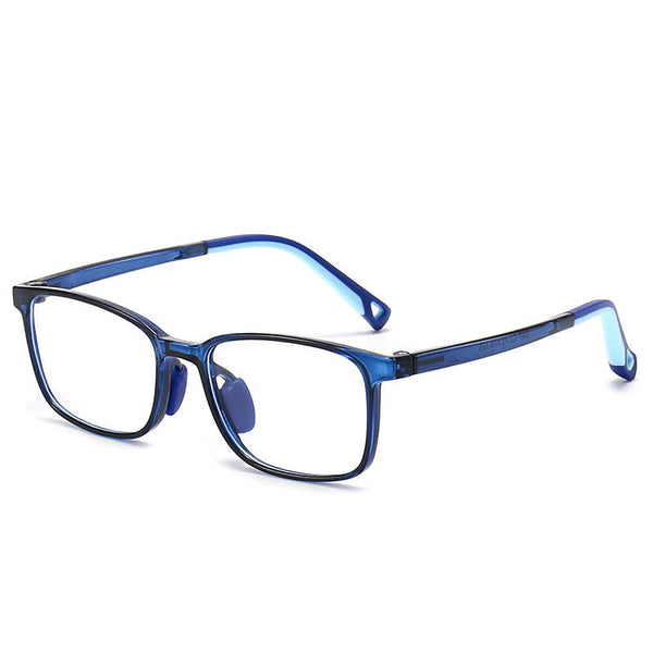 TR90 Square Frame Kids Glasses Ages 8-16 - 13.8g Lightweight Frame Only