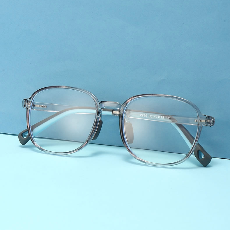 Kids Blue Light Round Glasses – Large Flexible TR90 Frame for Children |   IRISHARP