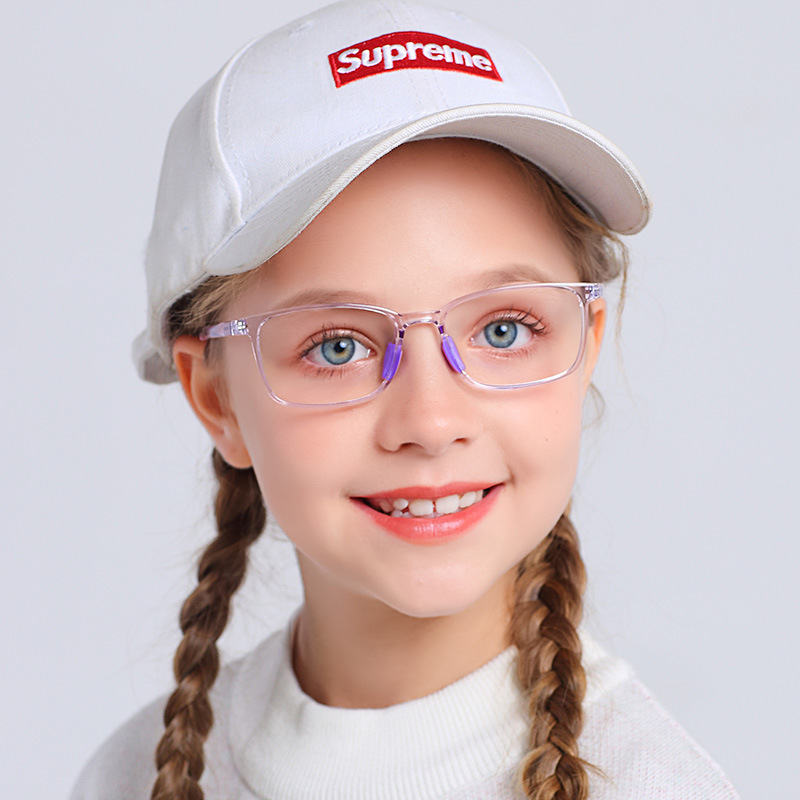 TR90 Square Frame Kids Glasses Ages 8-16 - 13.8g Lightweight Frame Only