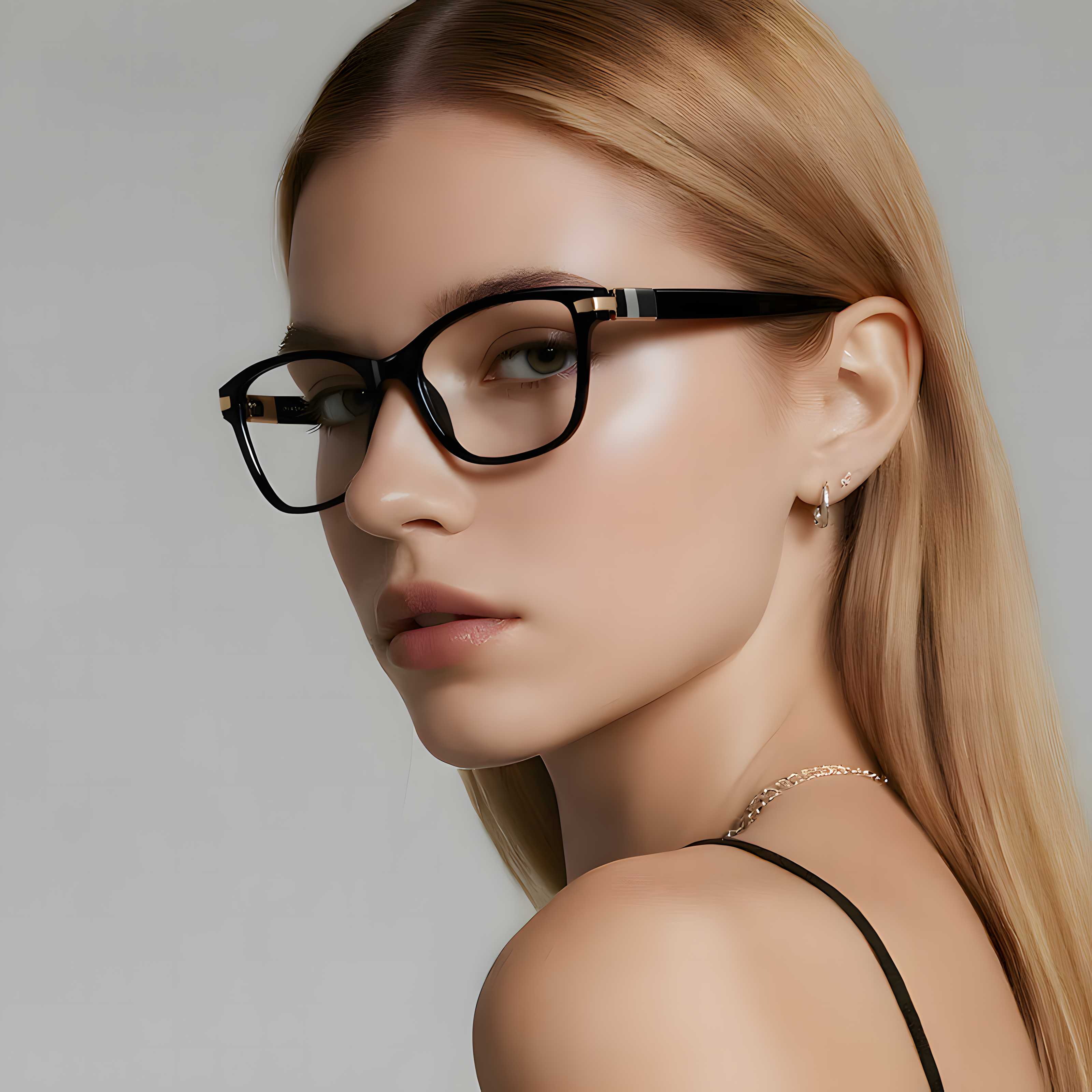 Women's TR90 Square Glasses Frames Secondary image