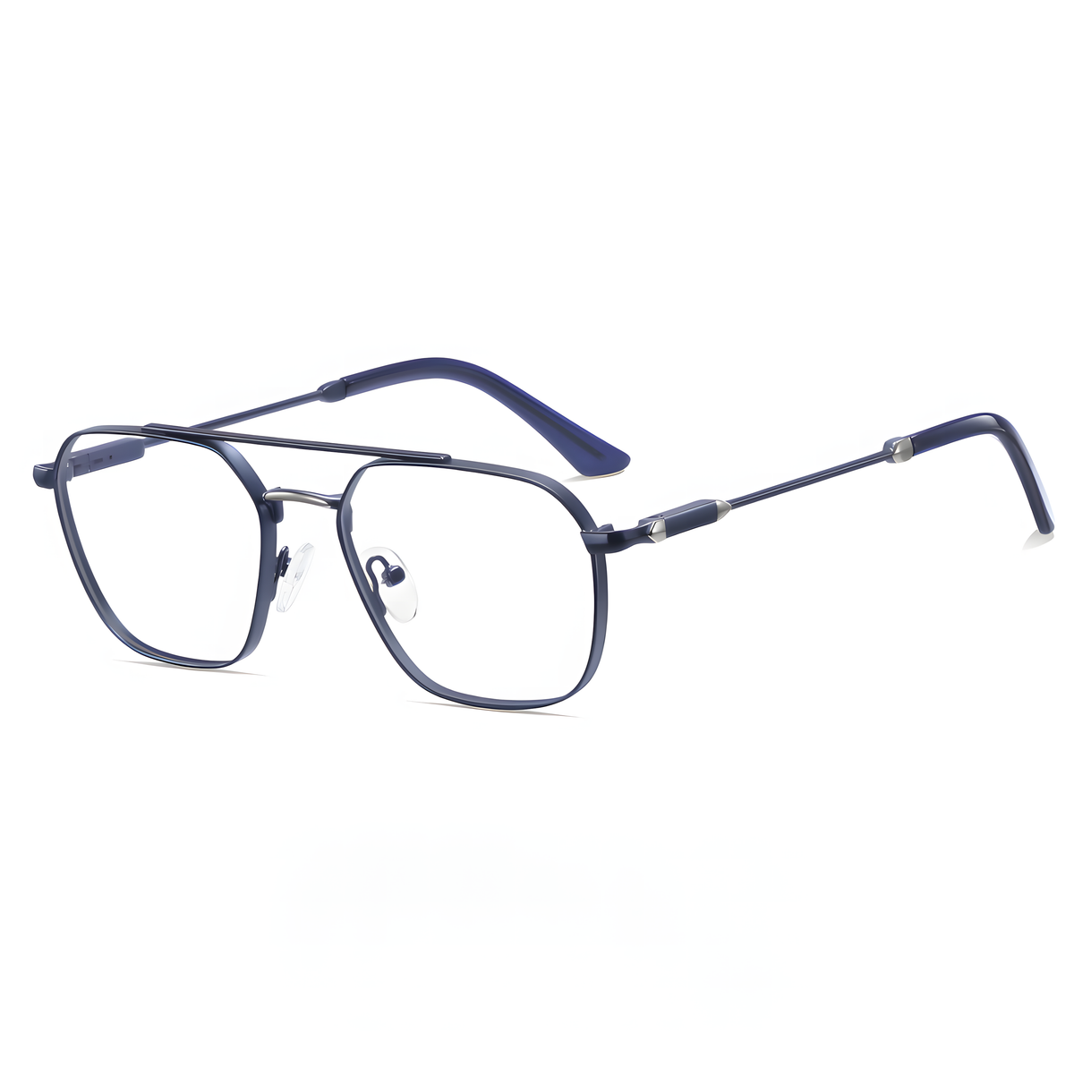 Unisex Metal Full-Rim Prescription Glasses Frames