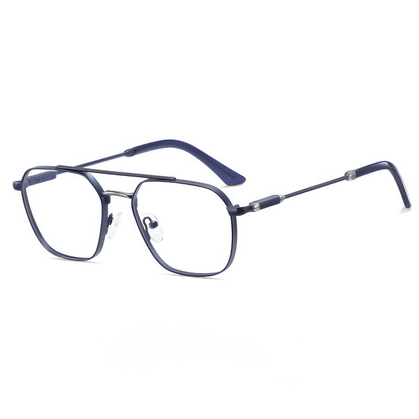 Unisex Metal Full-Rim Prescription Glasses Frames
