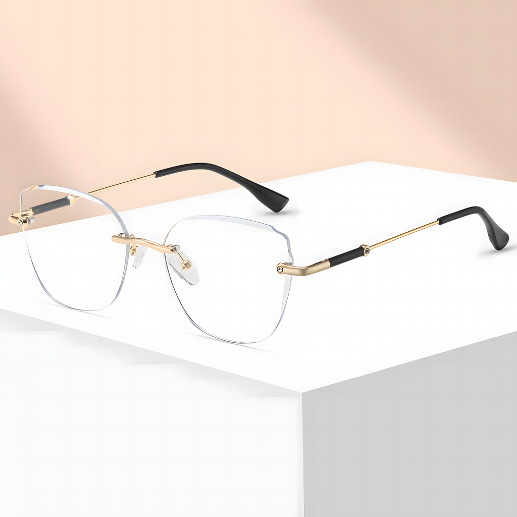 Women's Rimless Optical Glasses Frames