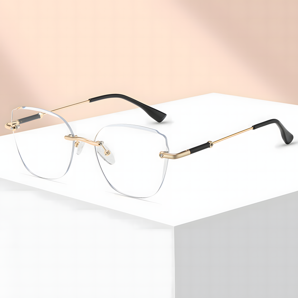 Women's Rimless Optical Glasses Frames