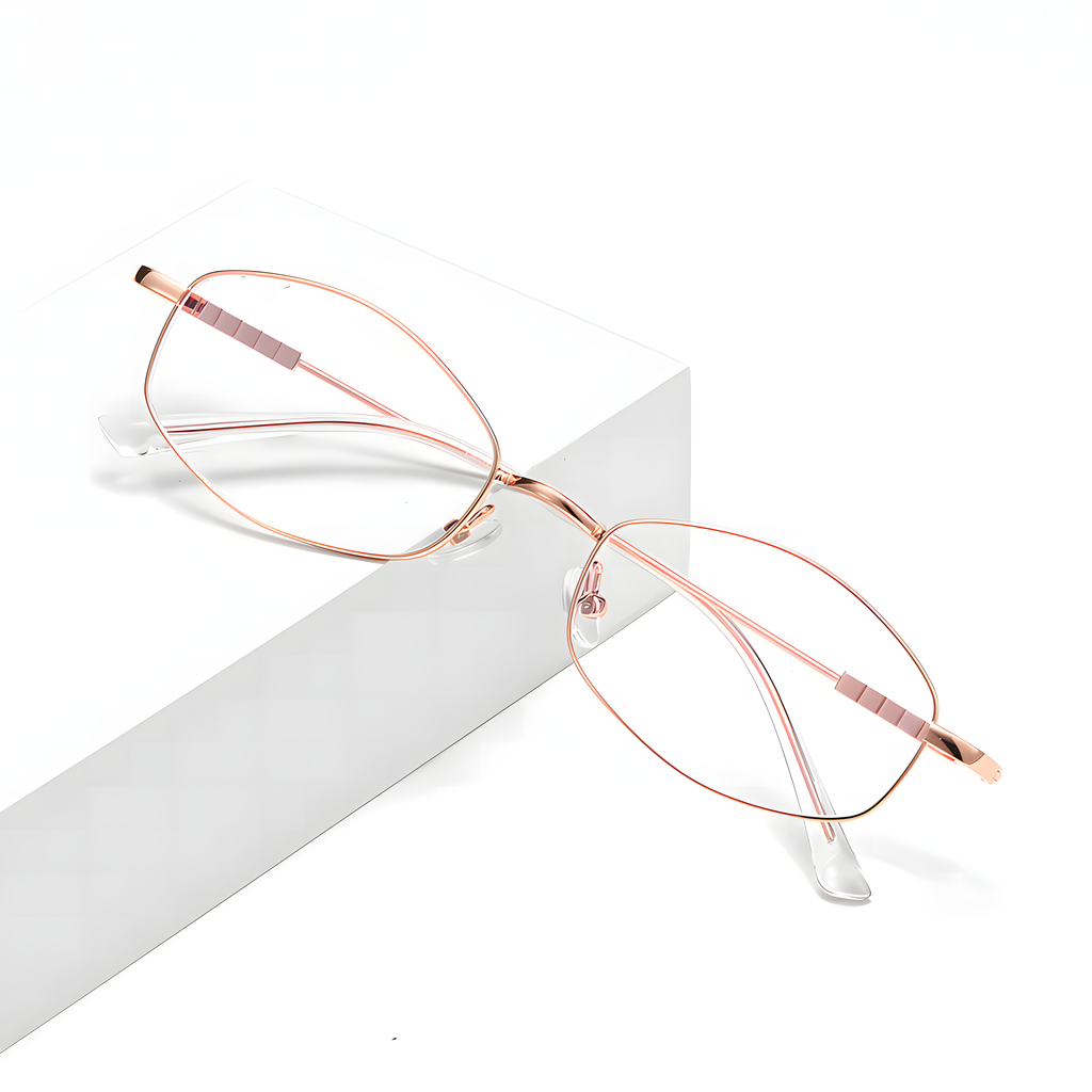 Hexagon Fashion Ultra-light Eyeglass Frames for Women