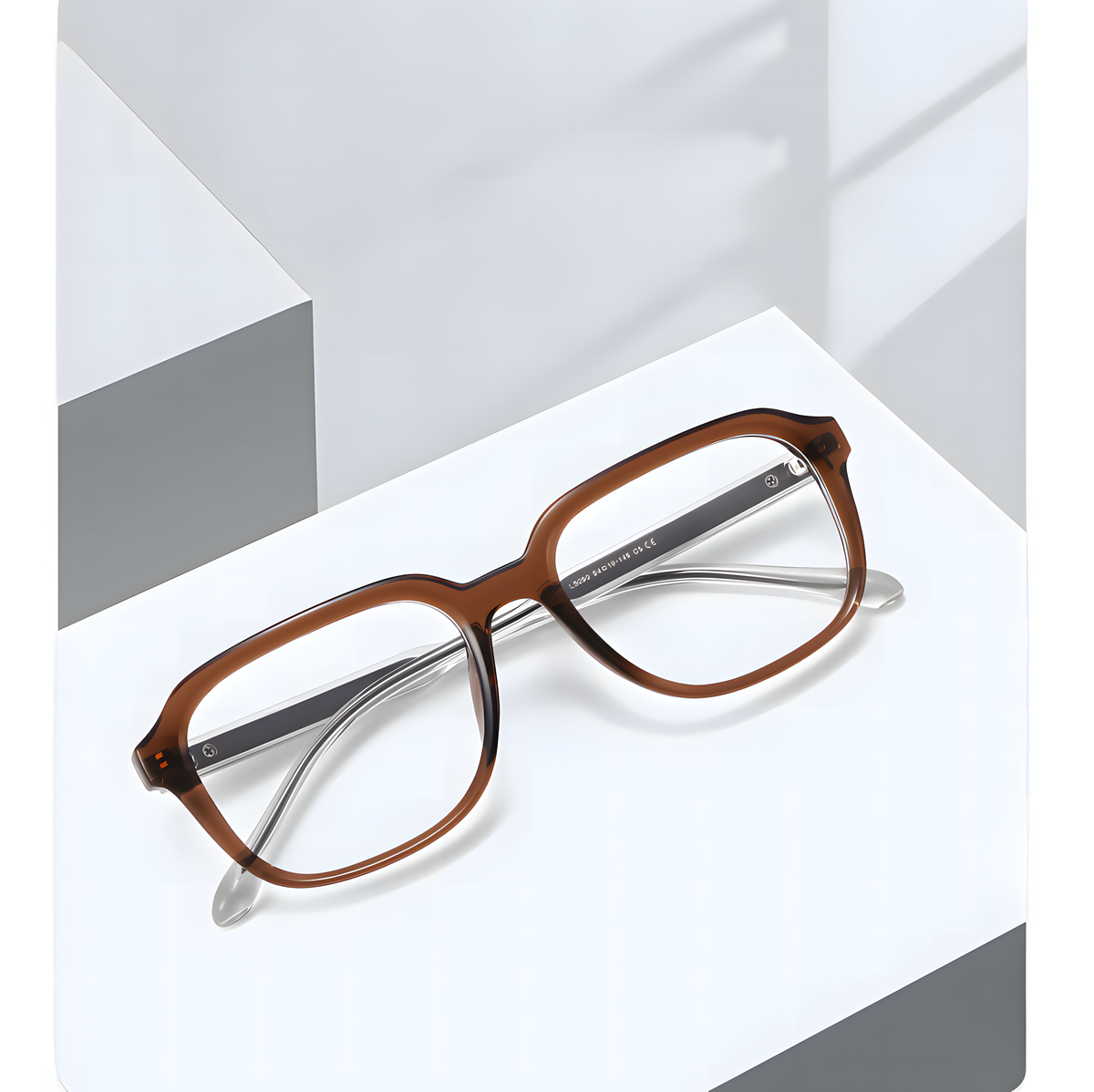 Women's TR90 Full-Rim Glasses with Metal Temples