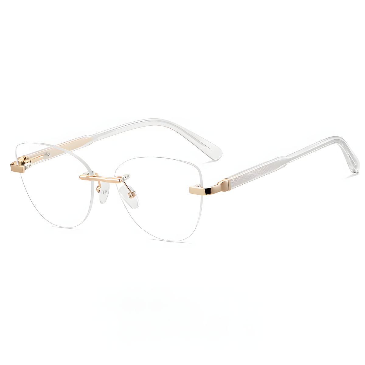 Women's Rimless Prescription Eyeglass Frames