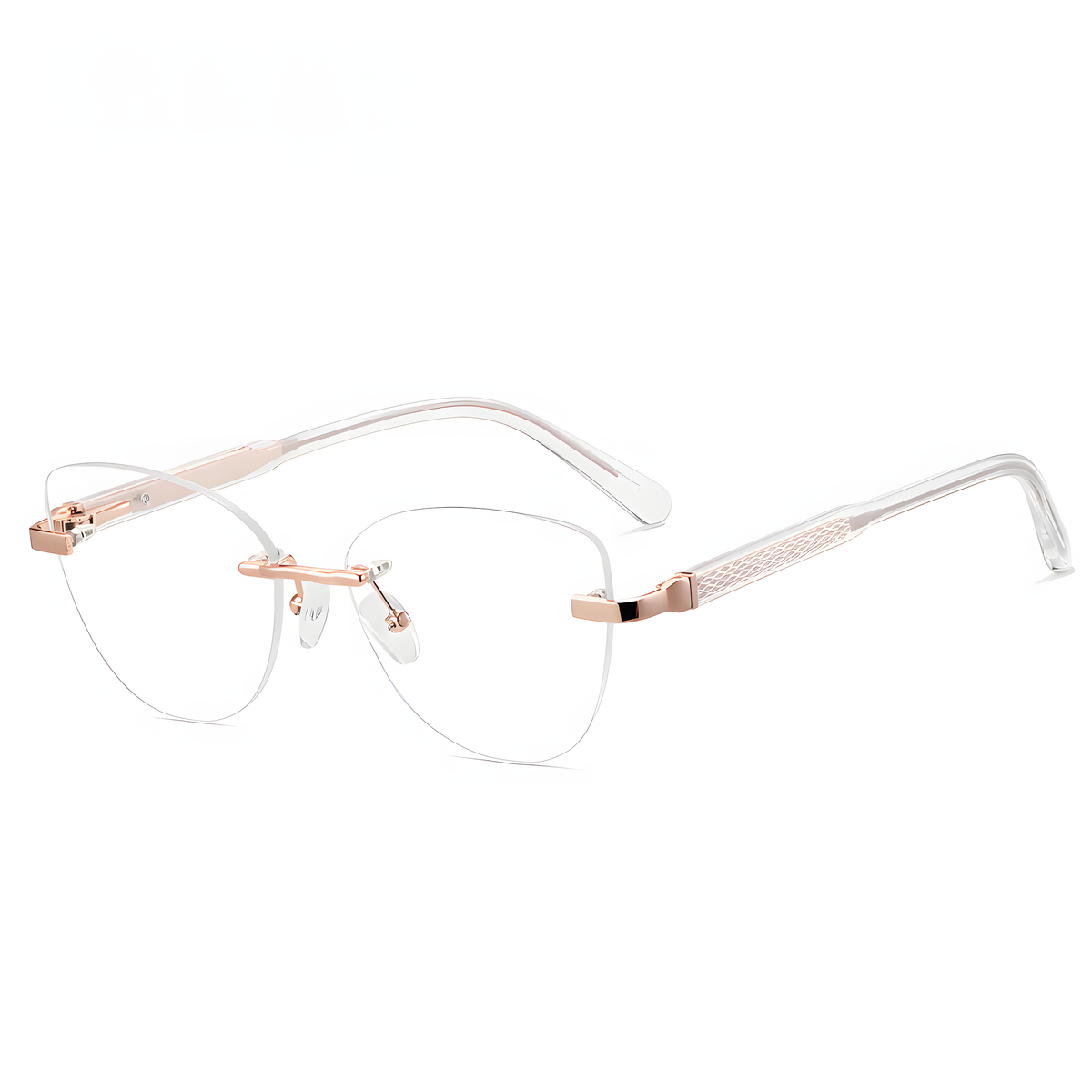 Women's Rimless Prescription Eyeglass Frames
