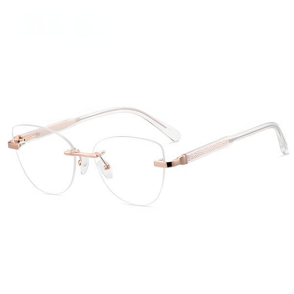 Women's Rimless Prescription Eyeglass Frames