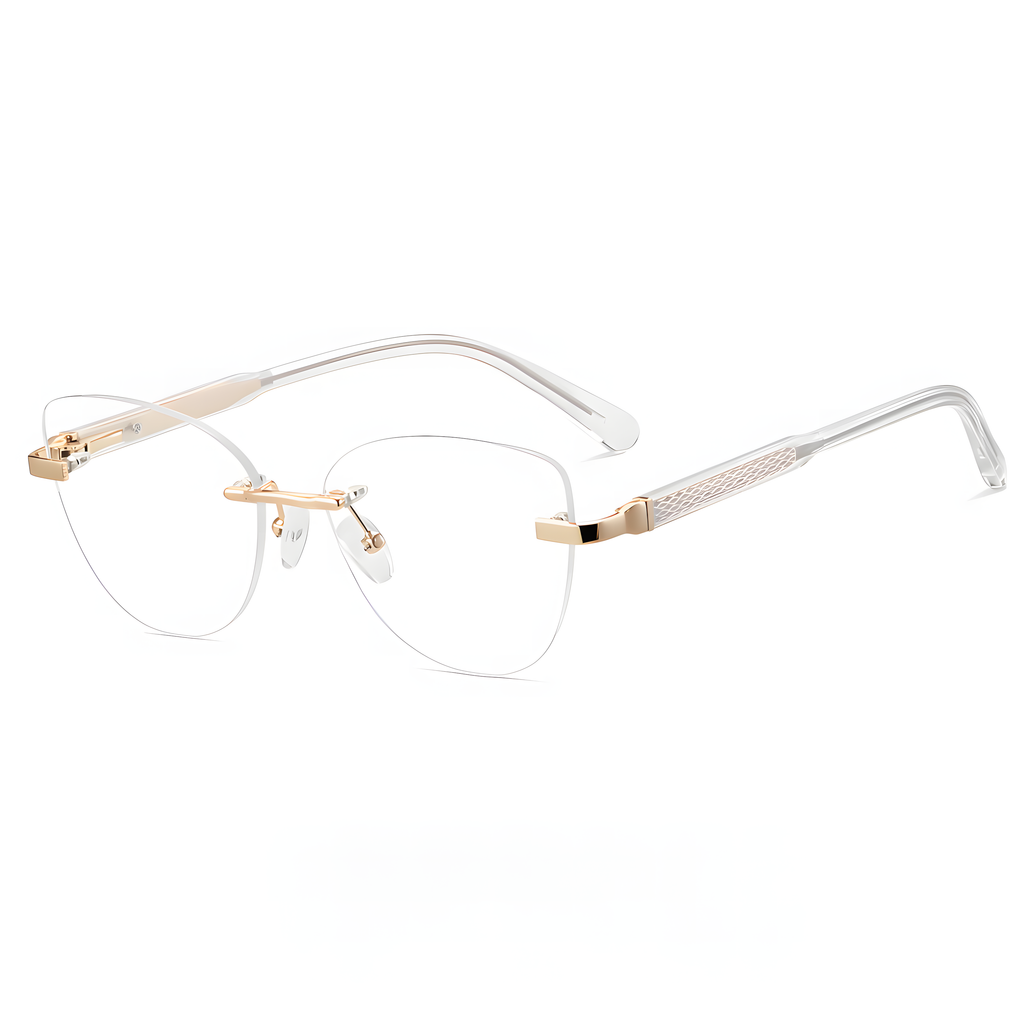 Women's Rimless Prescription Eyeglass Frames