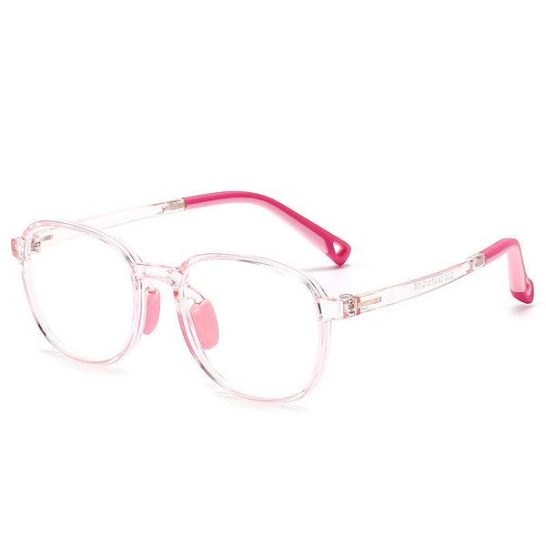 Kids Blue Light Round Glasses – Large Flexible TR90 Frame for Children |   IRISHARP