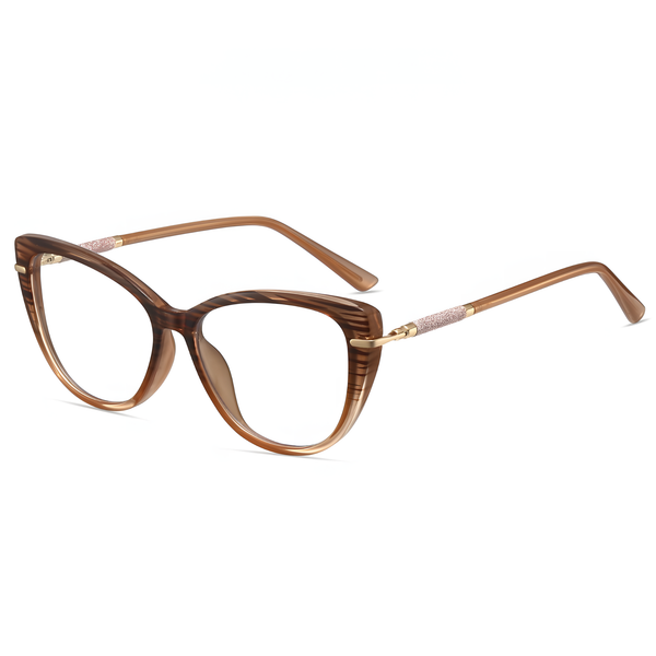 Women's Cat-eye TR90 Fashion Glasses |   Trendy Metal Frame for Women |   IRISHARP
