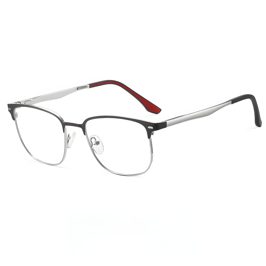 Men's Metal Full-rim Glasses