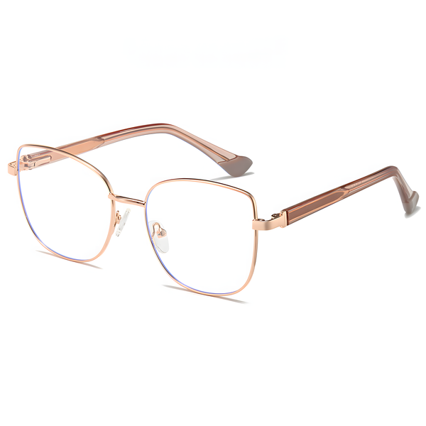 Women's Metal Cat-Eye Glasses Frames