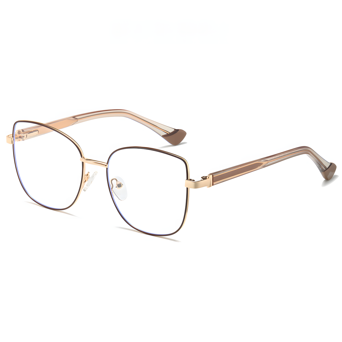 Women's Metal Cat-Eye Glasses Frames