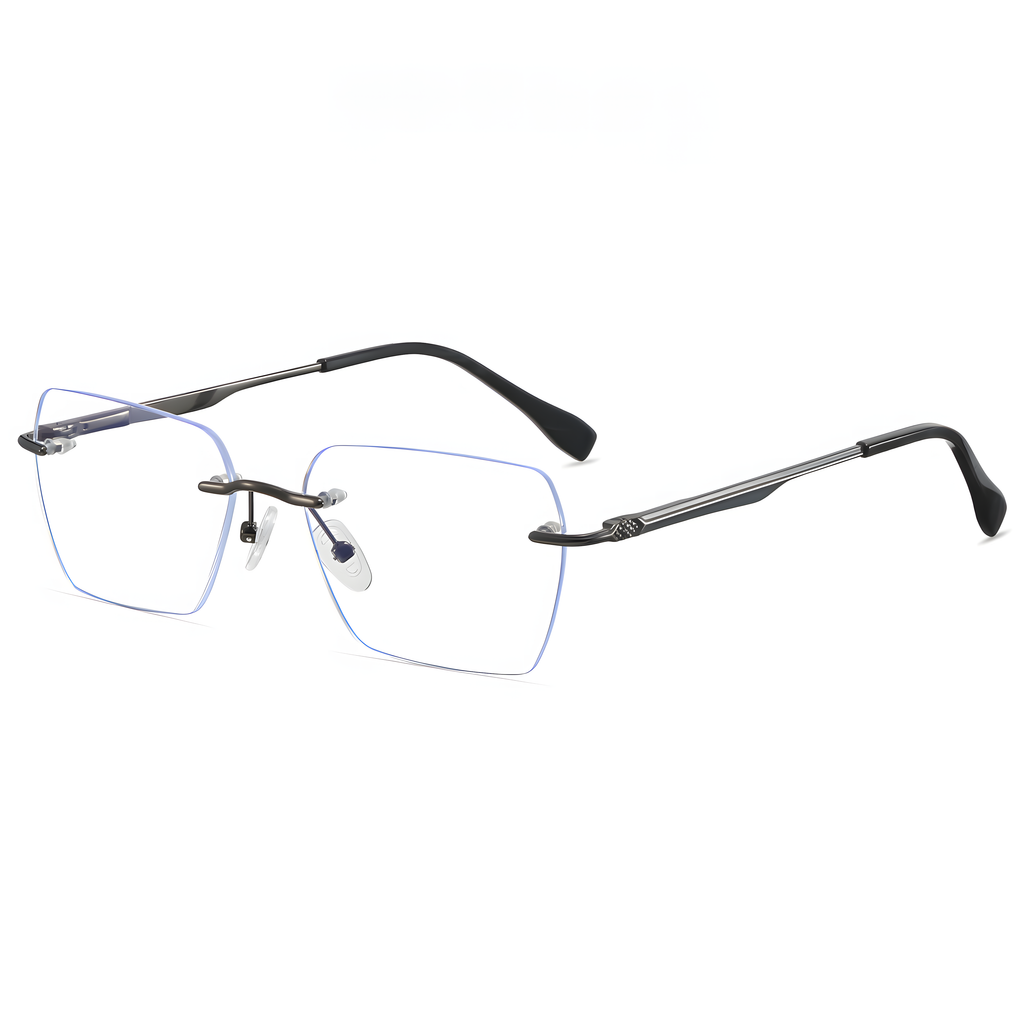 Men's Ultra-Light Rimless Glasses Frames